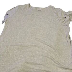 #110 NINE WEST WOMANS TOP SIZE 2XL Light Pink Color Ribbed Top